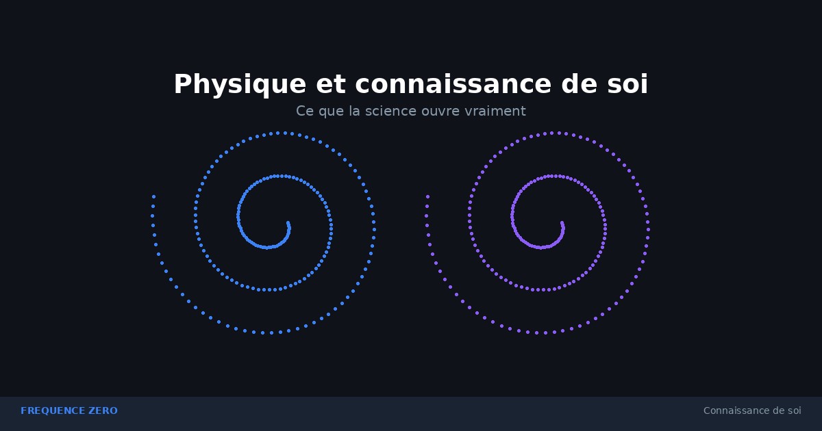 Physique et connaissance de soi : ce que la science ouvre vraiment